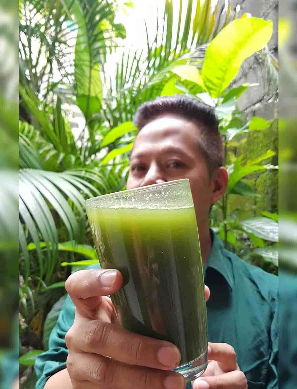 Rei Alba’s Green Juice Remedy To Beer Belly (2)